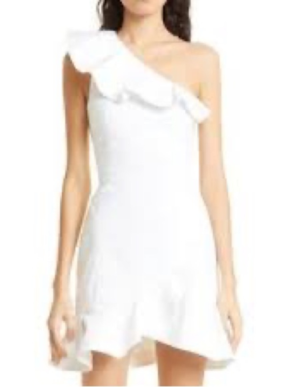 Cinq-A-Sept One Shoulder Dress Size L